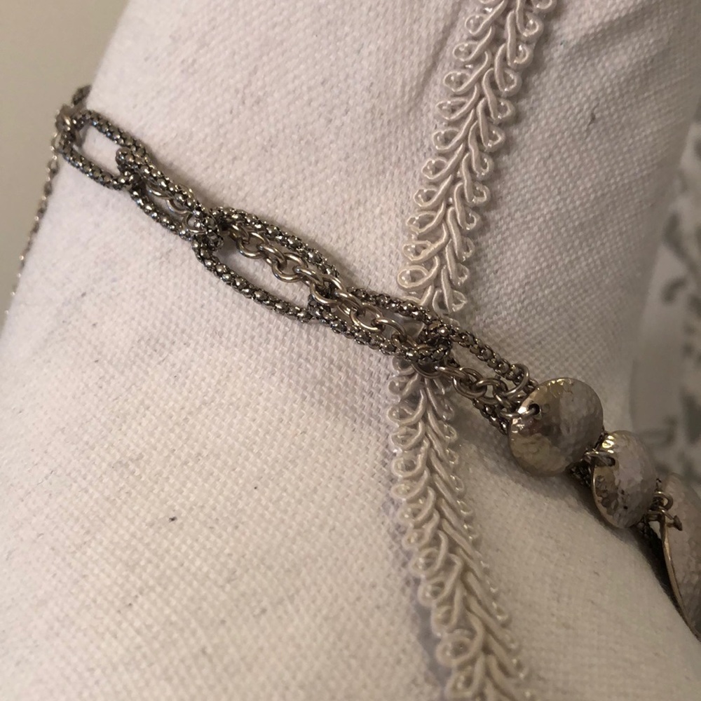 Silver Statement Necklace - image 3